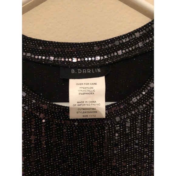 B Darlin Sequined Bodycon Dress - Picture 3 of 4